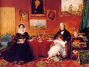 James Holland, The Langford Family in their Drawing Room